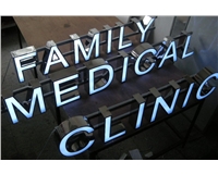 平面不銹鋼發光字